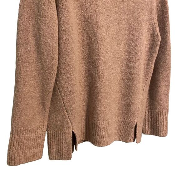 Vince Double Slit Fluffy Alpaca Blend Mock Neck/ Turtleneck Sweater in XS $395 - Picture 5 of 10